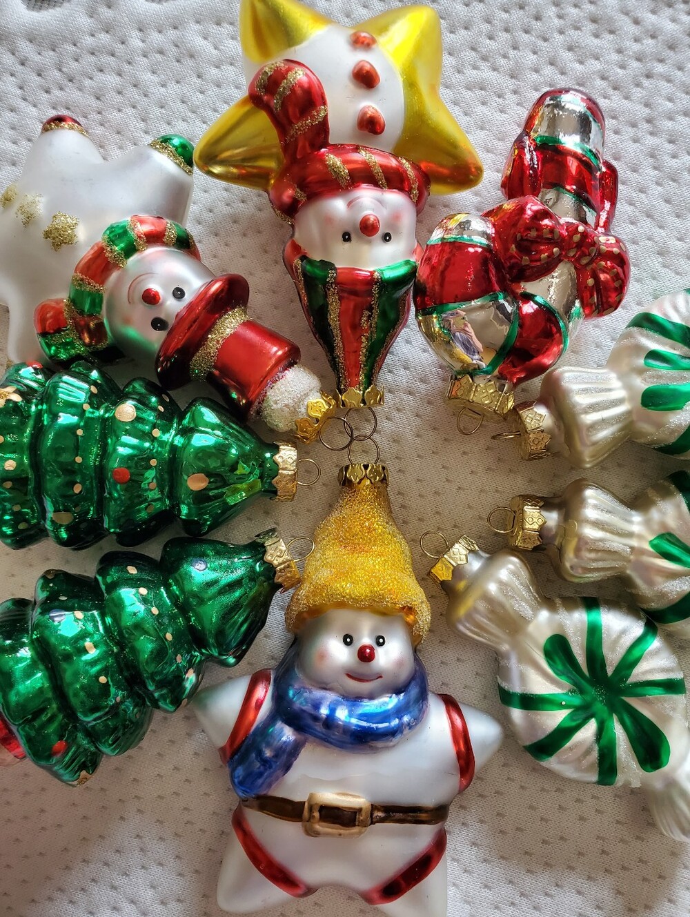 Vintage Thomas Pacconi Classics Blown Glass Christmas Ornaments Lot 2003 - Picture 2 of 13